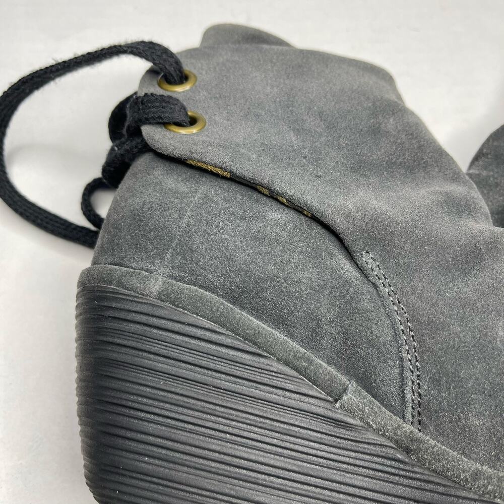 FLY London Yama suede wedge ankle boots size 37 gray - Picture 10 of 11